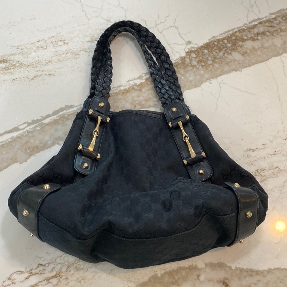 Gucci medium Pelham Horsebit GG Guccissima